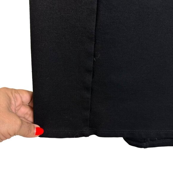 Lulus Little Black Dress‎ V Neck Back Cross Straps Bodycon Large - Picture 7 of 15